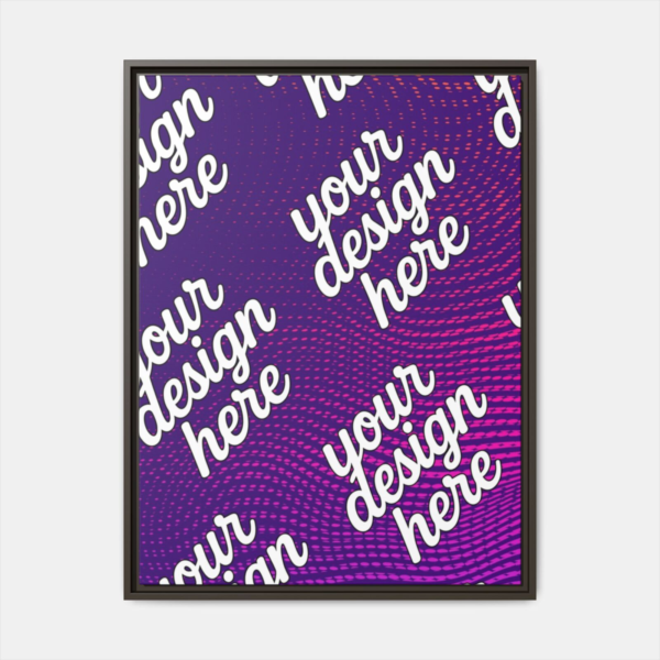 Espresso Framed Canvas - Available In Multiple Styles and Sizes