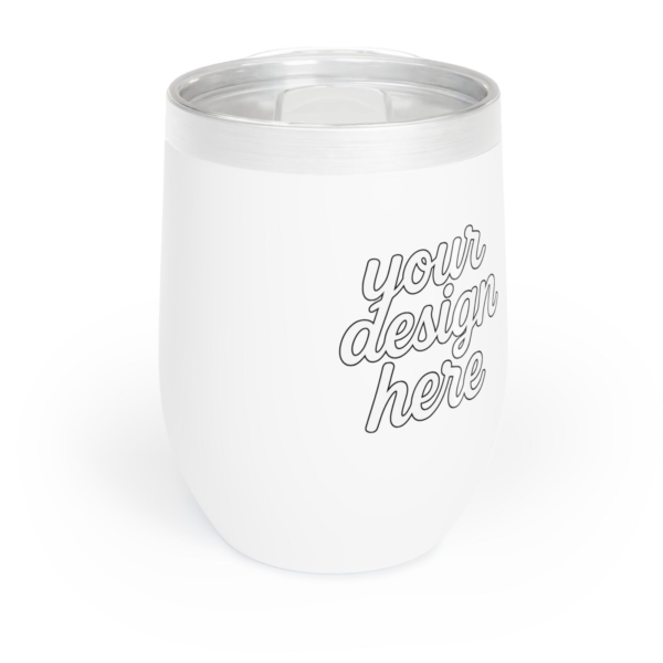Chill Wine Tumbler — Insulated 12oz Stainless Steel Stemless Wine Tumbler (Keeps Cold 12h / Hot 6h)