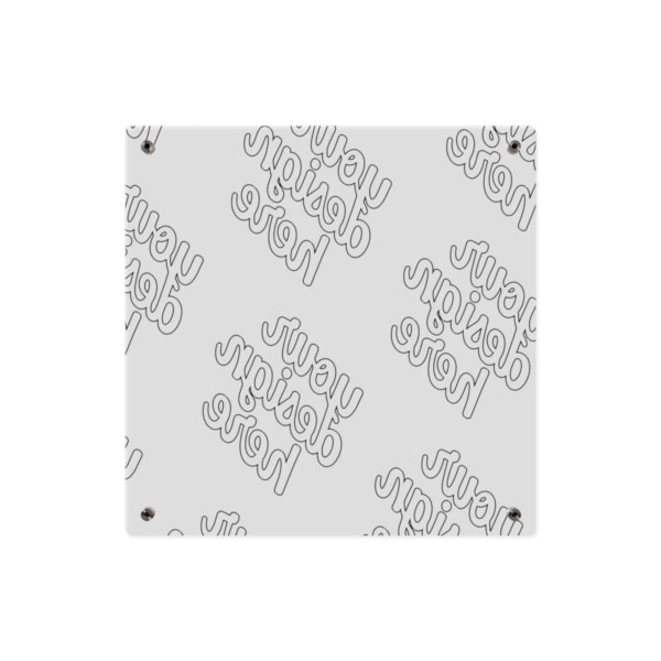 Acrylic Wall Art Panel — Glossy Clear Acrylic Decorative Wall Art