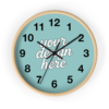 Vibrant Modern Wall Clock — 10"