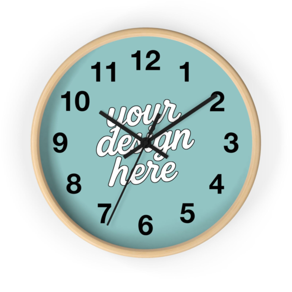 Vibrant Modern Wall Clock — 10"