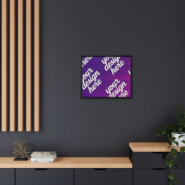 Black Framed Canvas - Available In Multiple Styles and Sizes