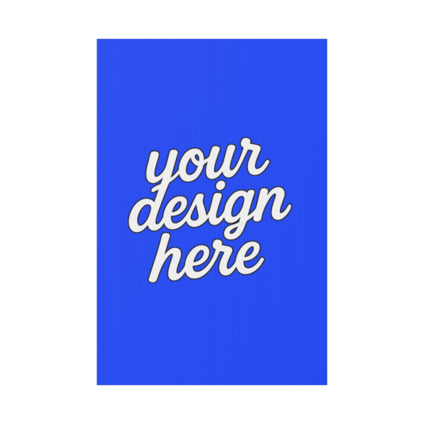 Custom Yard Sign — Durable Corrugated Plastic Lawn Sign with Aluminum Stake (Multiple Sizes & Orientations)