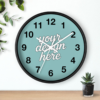 Vibrant Modern Wall Clock — 10"