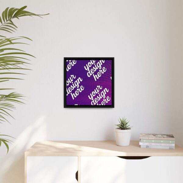 Black Framed Canvas - Available In Multiple Styles and Sizes