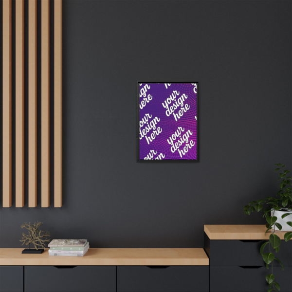 Black Framed Canvas - Available In Multiple Styles and Sizes