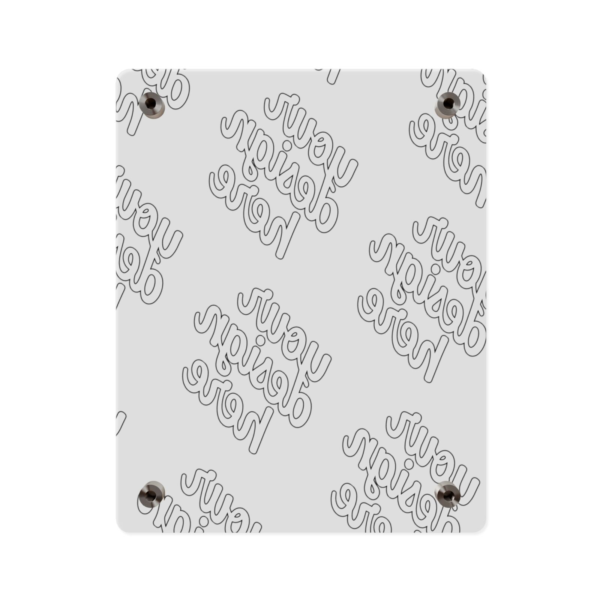 Acrylic Wall Art Panel — Glossy Clear Acrylic Decorative Wall Art