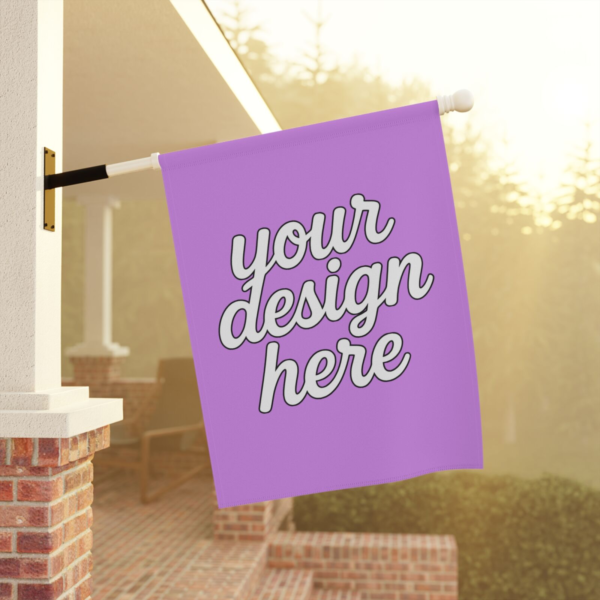 Personalized Garden & House Banner — Double-Sided Custom Yard Flag (12×18 or 24.5×32)