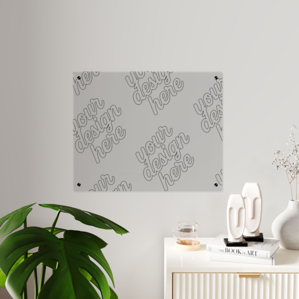 Acrylic Wall Art Panel — Glossy Clear Acrylic Decorative Wall Art