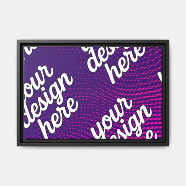 Black Framed Canvas - Available In Multiple Styles and Sizes