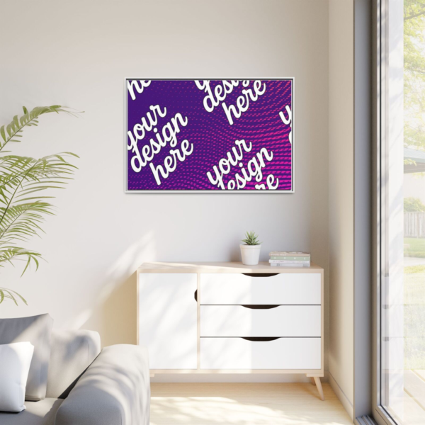 7744927898242184488_2048.webp White Framed Canvas - Available In Multiple Styles and Sizes