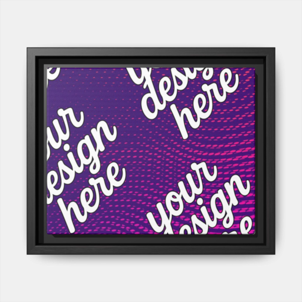 Black Framed Canvas - Available In Multiple Styles and Sizes