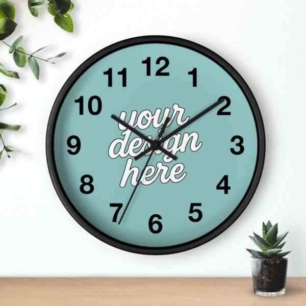 Vibrant Modern Wall Clock — 10"