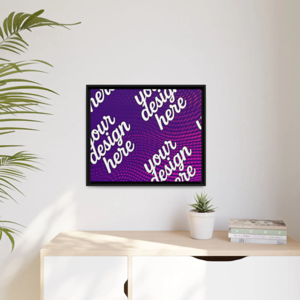 Black Framed Canvas - Available In Multiple Styles and Sizes