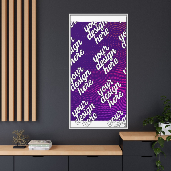 8812590436905570375_2048.webp White Framed Canvas - Available In Multiple Styles and Sizes