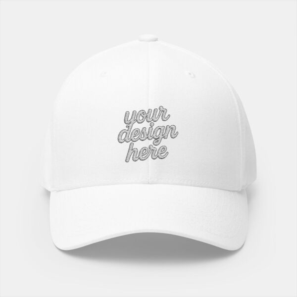 Six Panel Structured Embroidered Cap - Flexfit