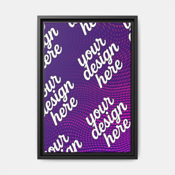 Black Framed Canvas - Available In Multiple Styles and Sizes