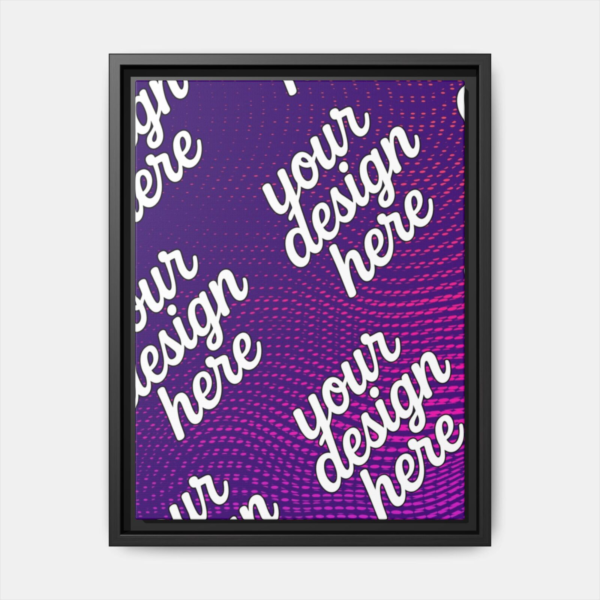 Black Framed Canvas - Available In Multiple Styles and Sizes