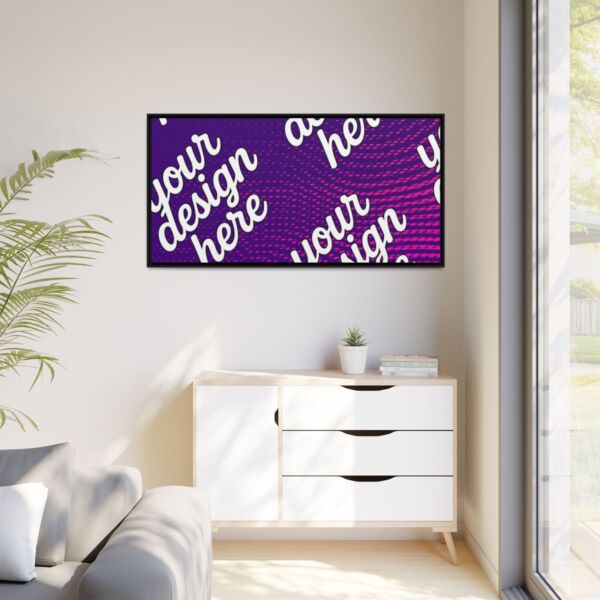 Black Framed Canvas - Available In Multiple Styles and Sizes