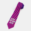 Satin Polyester Necktie — Vibrant Statement Tie