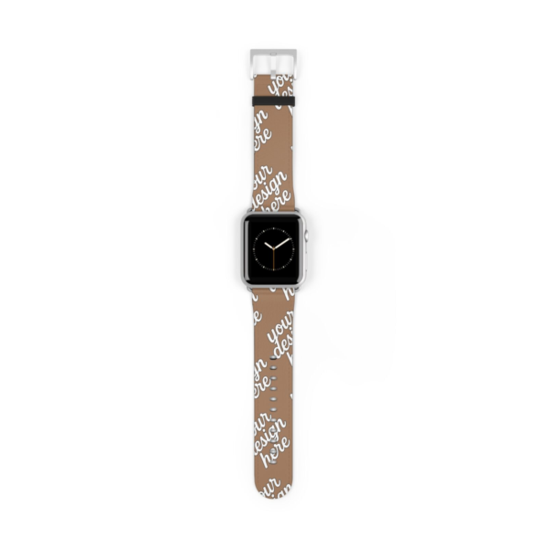 Stylish Faux Leather Apple Watch Band — Replacement Strap