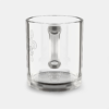 10oz Clear Glass Mug — Elegant Coffee & Tea Cup, Modern Transparent Drinkware