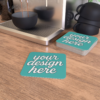 Matte Hardboard Drink Coasters — 50 or 100-Pack (4"×4")