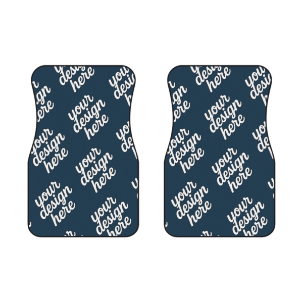 Vehicle Car Mats — Set of 2, Anti-Slip Polyester Floor Liners
