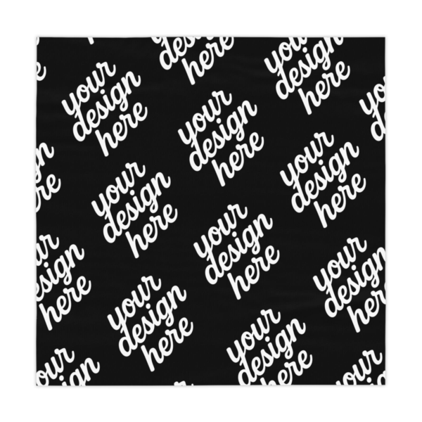 Modern Tablecloth — 55" Square Full-Print Polyester for Parties & Holidays