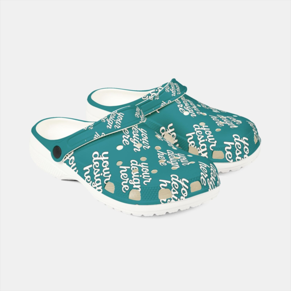 All-Over Print Foam Clogs — Lightweight Anti-Slip Casual Shoes