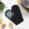 Stylish Heat-Insulated Oven Mitts — Slip-Resistant Kitchen Gloves for Baking