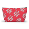T-Bottom Accessory Pouch — Durable Polyester Travel Cosmetic & Pencil Case