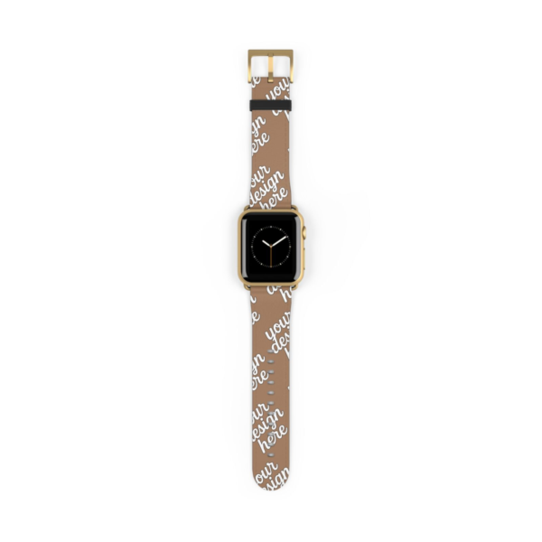 Stylish Faux Leather Apple Watch Band — Replacement Strap