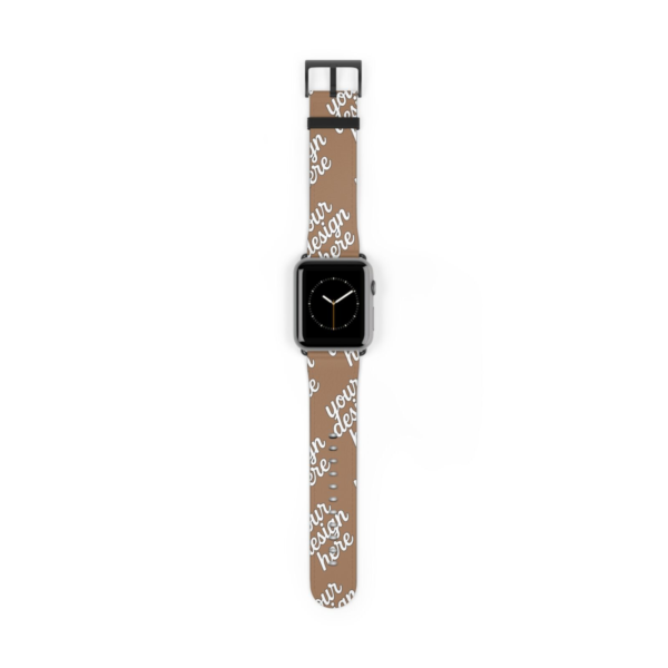 Stylish Faux Leather Apple Watch Band — Replacement Strap
