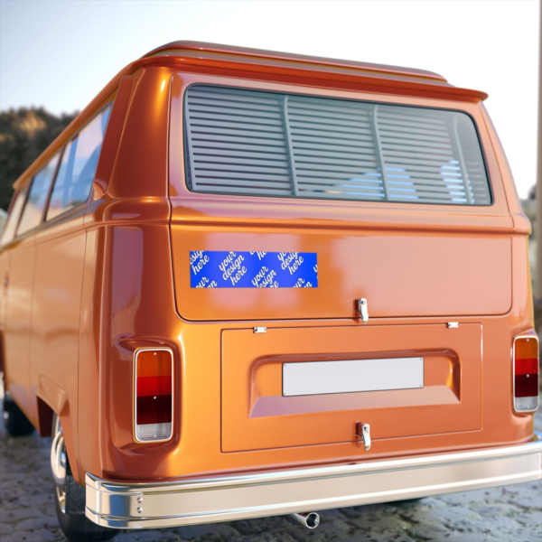 Durable Matte Bumper Sticker – Weatherproof, UV-Protected Car & Laptop Decal