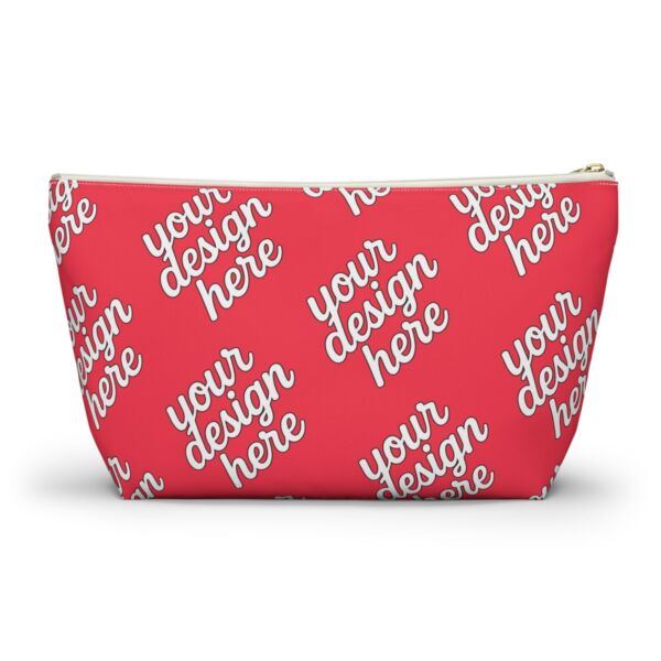 T-Bottom Accessory Pouch — Durable Polyester Travel Cosmetic & Pencil Case