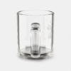 10oz Clear Glass Mug — Elegant Coffee & Tea Cup, Modern Transparent Drinkware