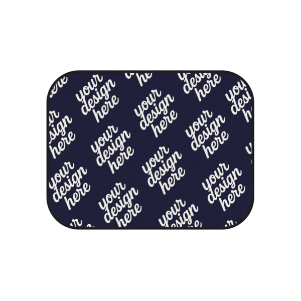 Rear Car Mats — Durable Polyester 2-Pack, Anti-Slip Design