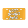 Aluminum Vanity Plate — Custom Car & Wall Decor (12" x 6")