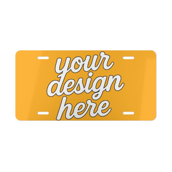 Aluminum Vanity Plate — Custom Car & Wall Decor (12" x 6")