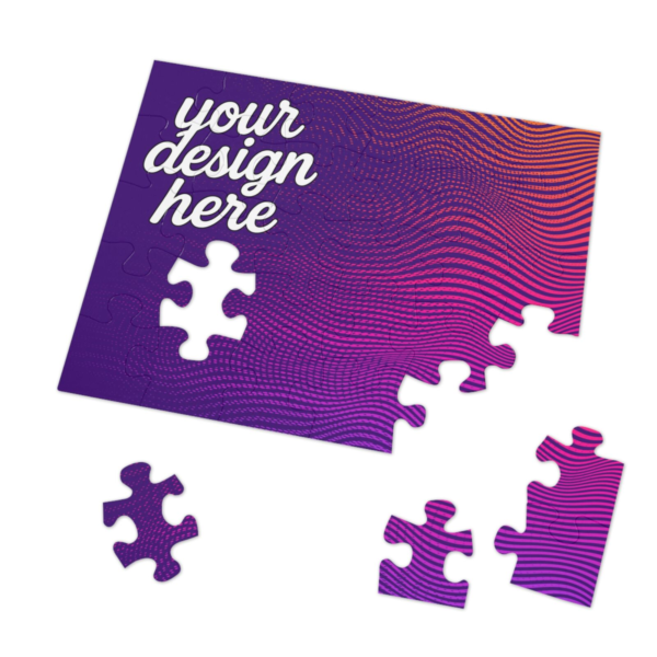 Jigsaw Puzzle with Tin — Gloss Finish, Multiple Piece Counts and Sizes