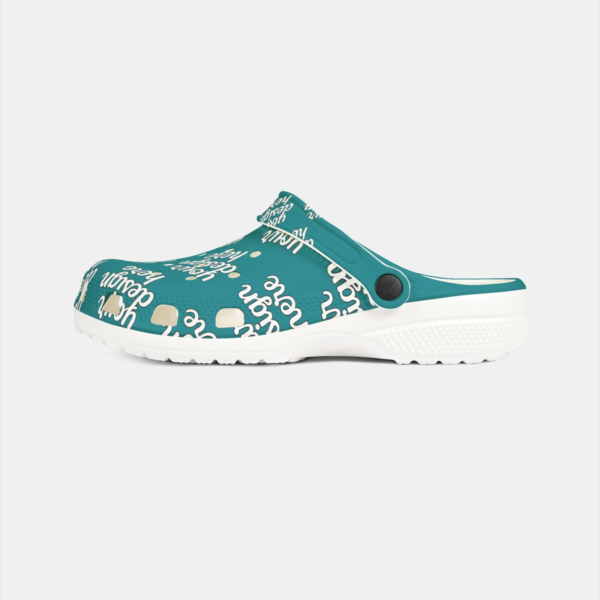 All-Over Print Foam Clogs — Lightweight Anti-Slip Casual Shoes