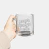 10oz Clear Glass Mug — Elegant Coffee & Tea Cup, Modern Transparent Drinkware
