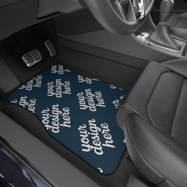 Vehicle Car Mats — Set of 2, Anti-Slip Polyester Floor Liners