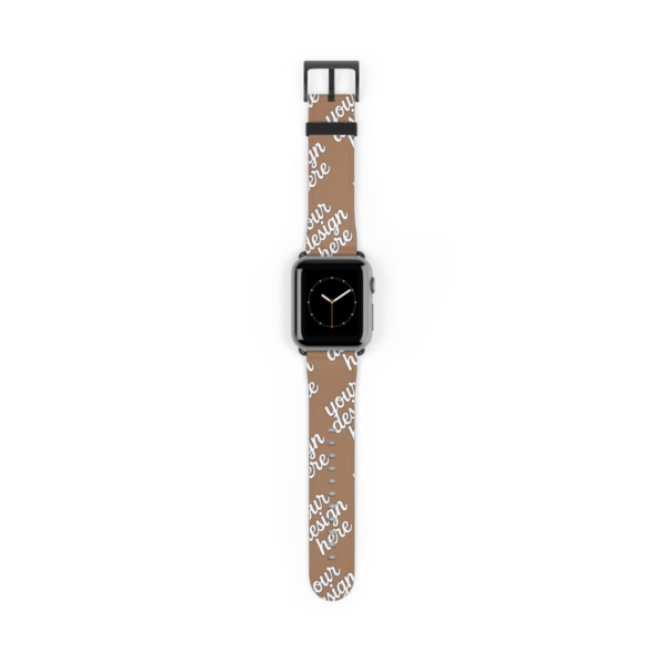 Stylish Faux Leather Apple Watch Band — Replacement Strap