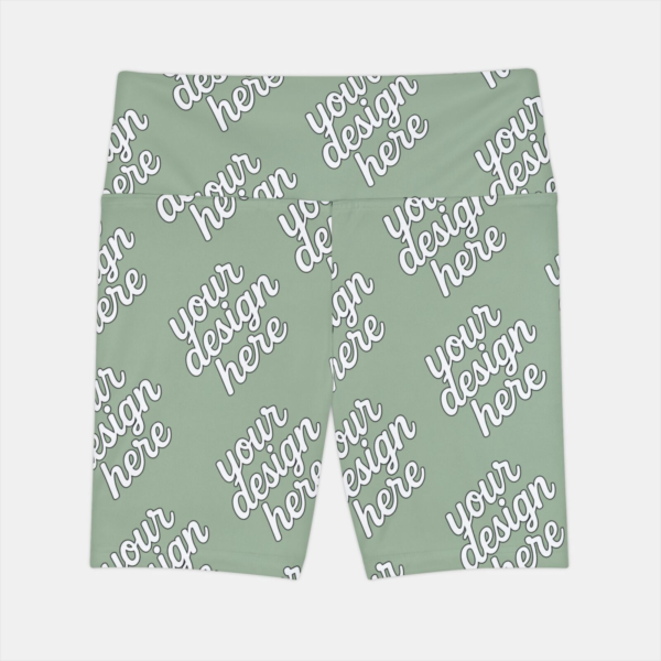 Women's Workout Shorts — All-Over Print Fitness Shorts