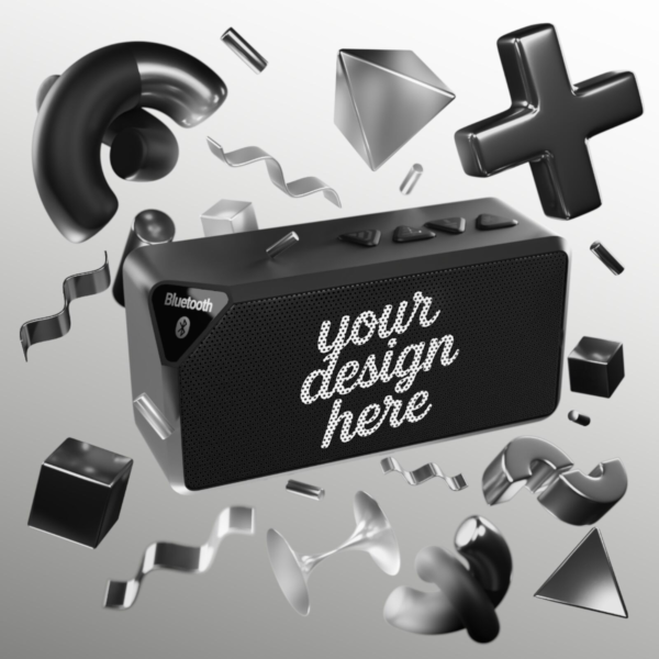 Jabba Portable Bluetooth Speaker — 2‑Hour Playtime, 33ft Range, Aux Input