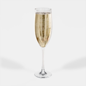 Engraved 8oz Champagne Glass — Personalized Wedding & Anniversary Toasting Flute