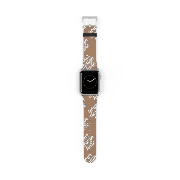 Stylish Faux Leather Apple Watch Band — Replacement Strap