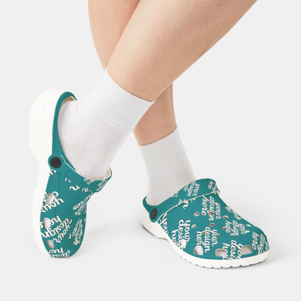 All-Over Print Foam Clogs — Lightweight Anti-Slip Casual Shoes